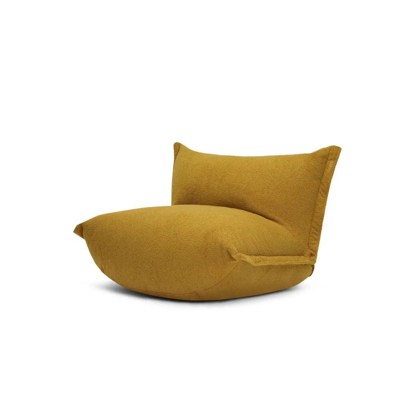 Fatboy Bonbaron Sherpa Lounge Chair – Ultra-Soft & Adjustable Cozy Seat | Indoor Relaxation with Backrest Adjustment | Plush & Stylish (Cider, 120x120x75 cm) - Image 1